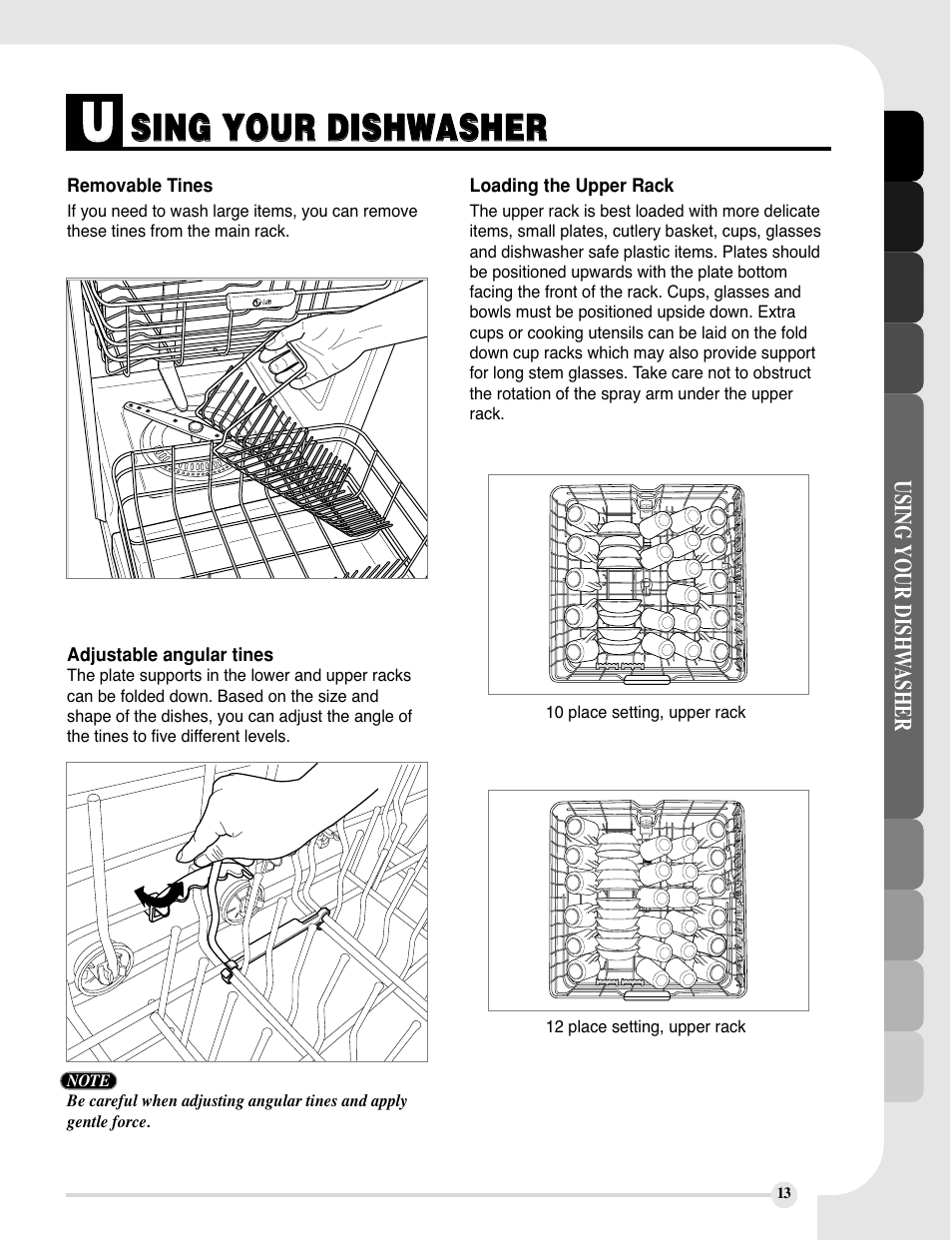 LG LDS5811WW User Manual | Page 13 / 48