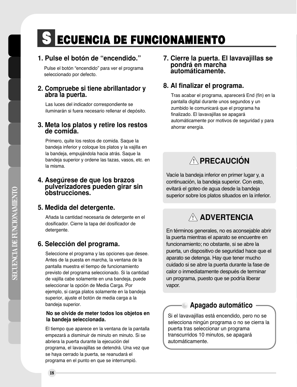 LG LDS5811WW User Manual | Page 42 / 48