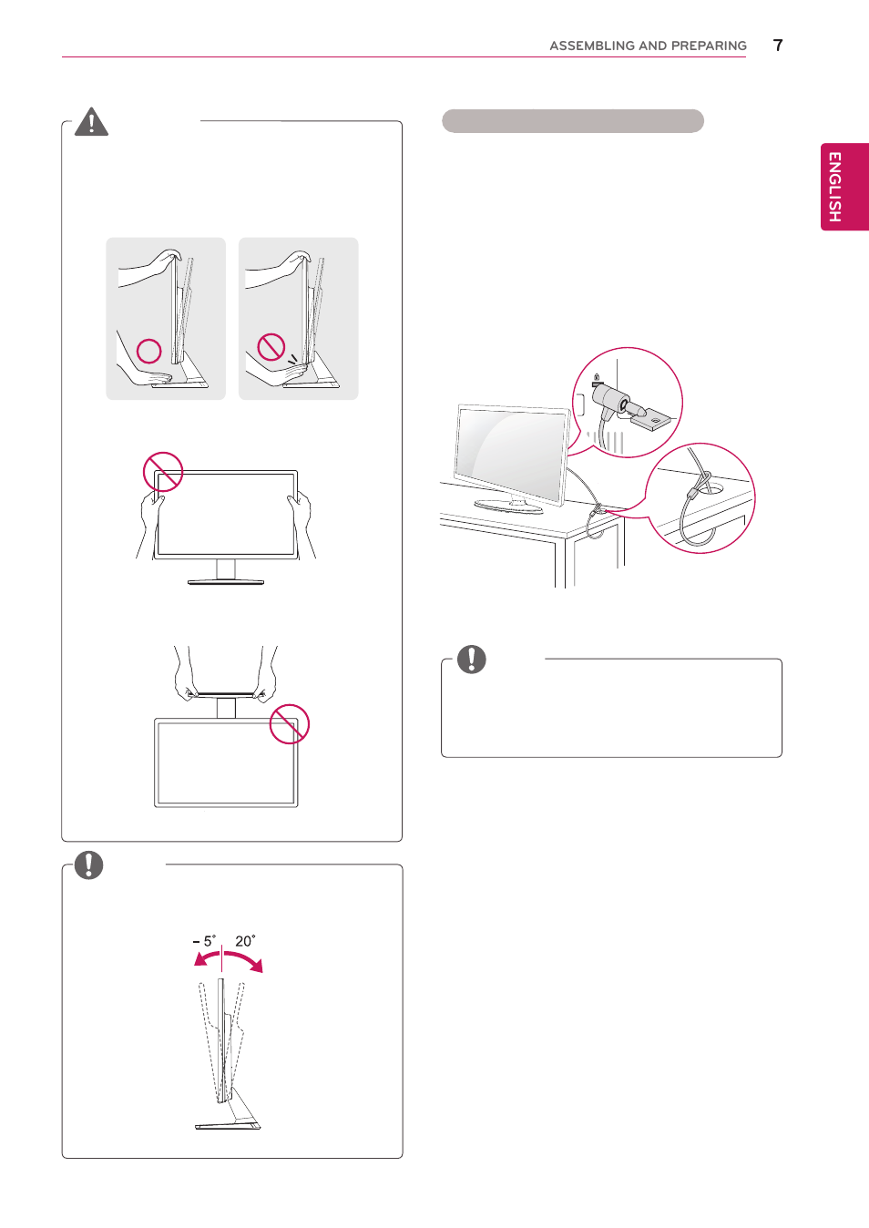 LG 22EN43T-B User Manual | Page 7 / 36