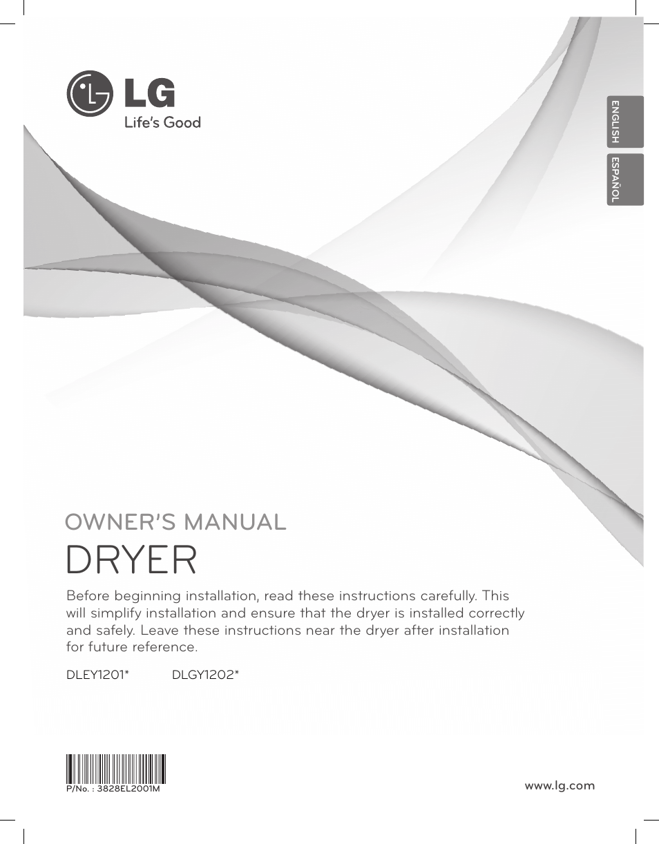 LG DLGY1202V User Manual | 84 pages