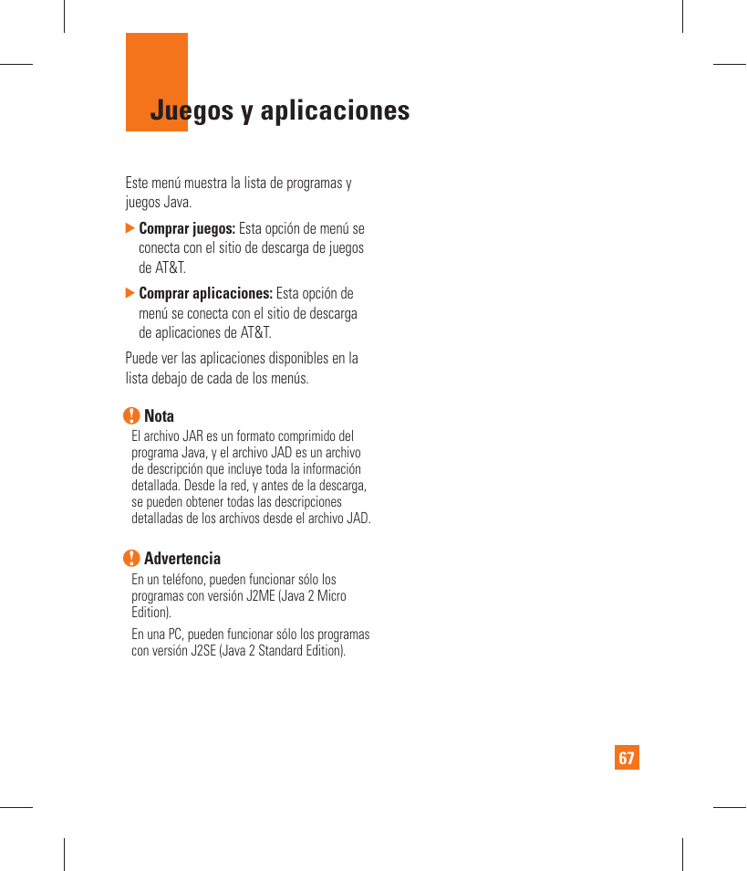 Juegos y aplicaciones | LG GT365 User Manual | Page 179 / 218