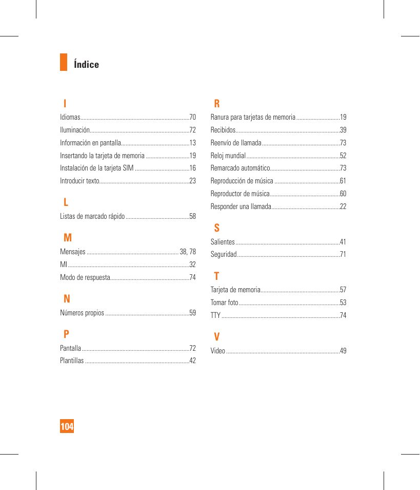 LG GT365 User Manual | Page 216 / 218