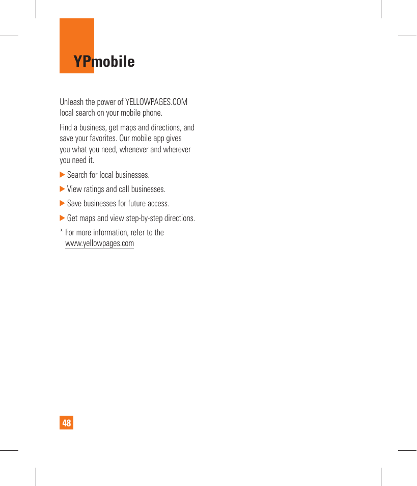 Ypmobile | LG GT365 User Manual | Page 52 / 218