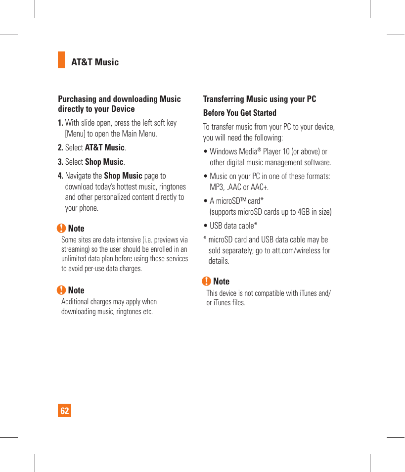 LG GT365 User Manual | Page 66 / 218