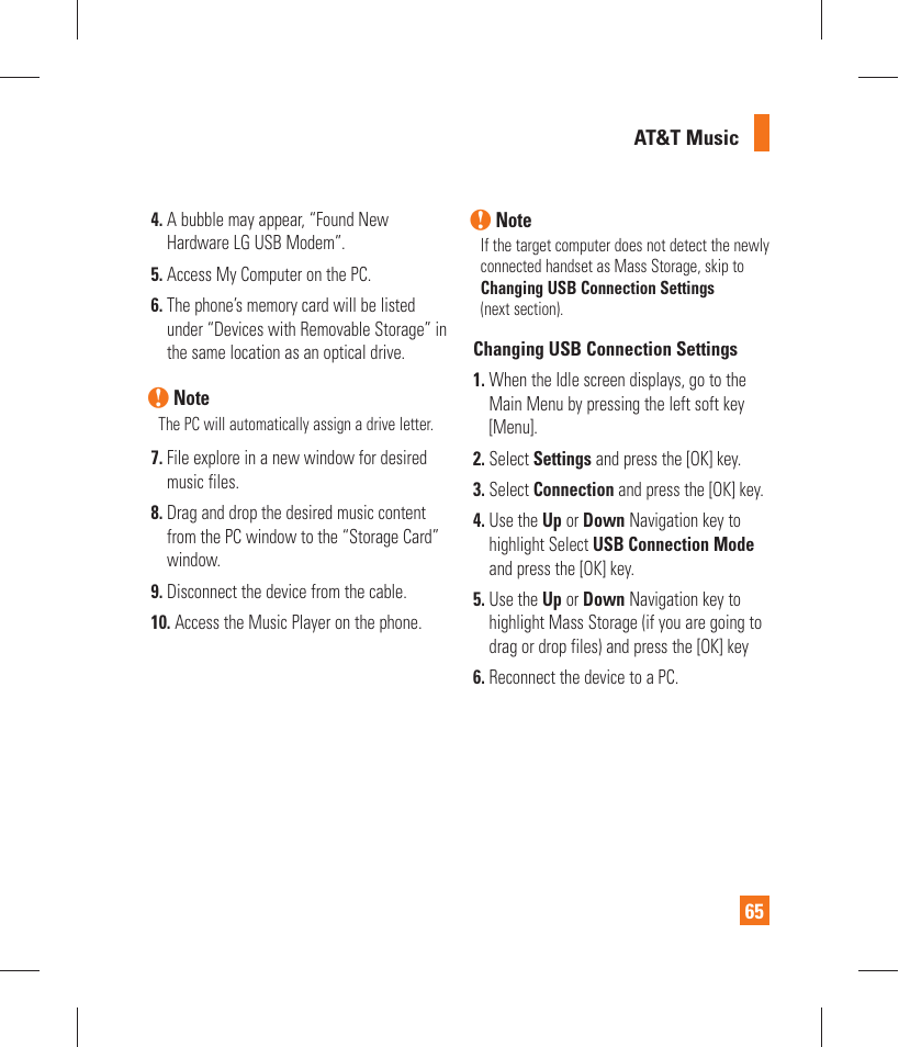 LG GT365 User Manual | Page 69 / 218