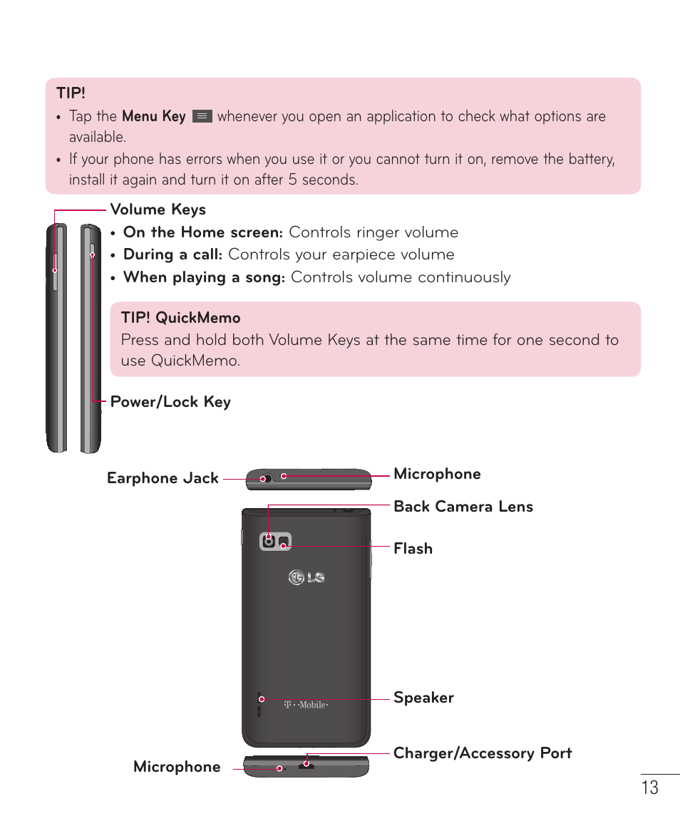 LG LGP659BK User Manual | Page 14 / 130
