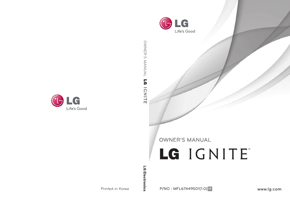 LG AS855 User Manual | 307 pages