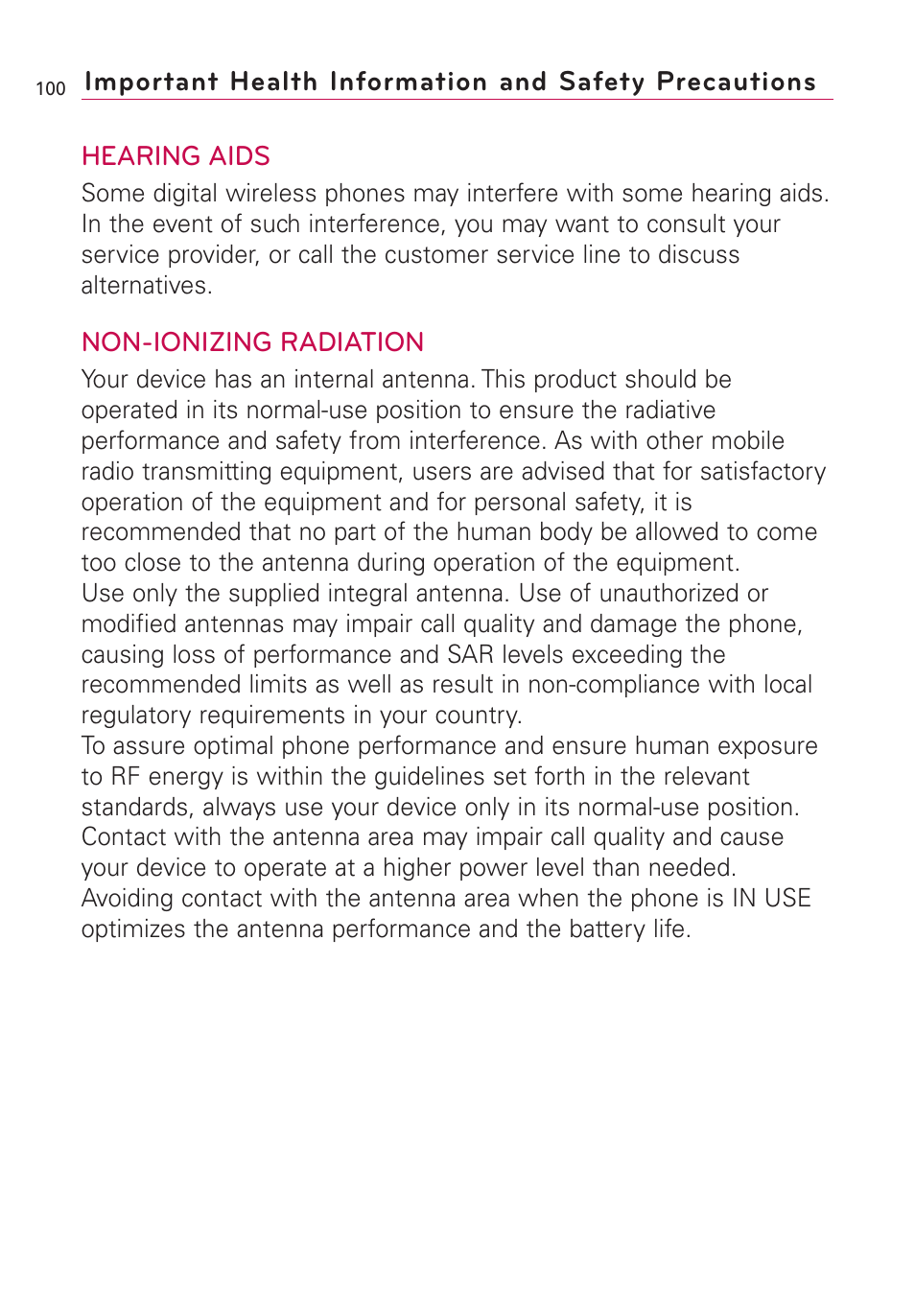 LG AS855 User Manual | Page 102 / 307