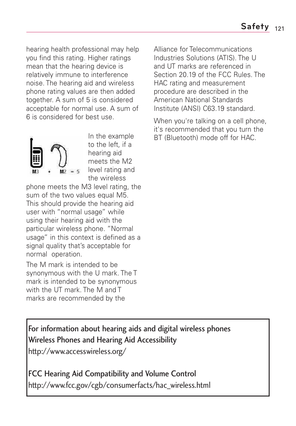 Safety | LG AS855 User Manual | Page 123 / 307