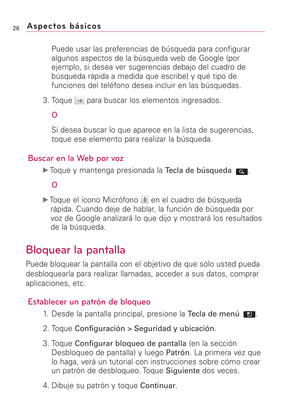 Bloquear la pantalla | LG AS855 User Manual | Page 176 / 307