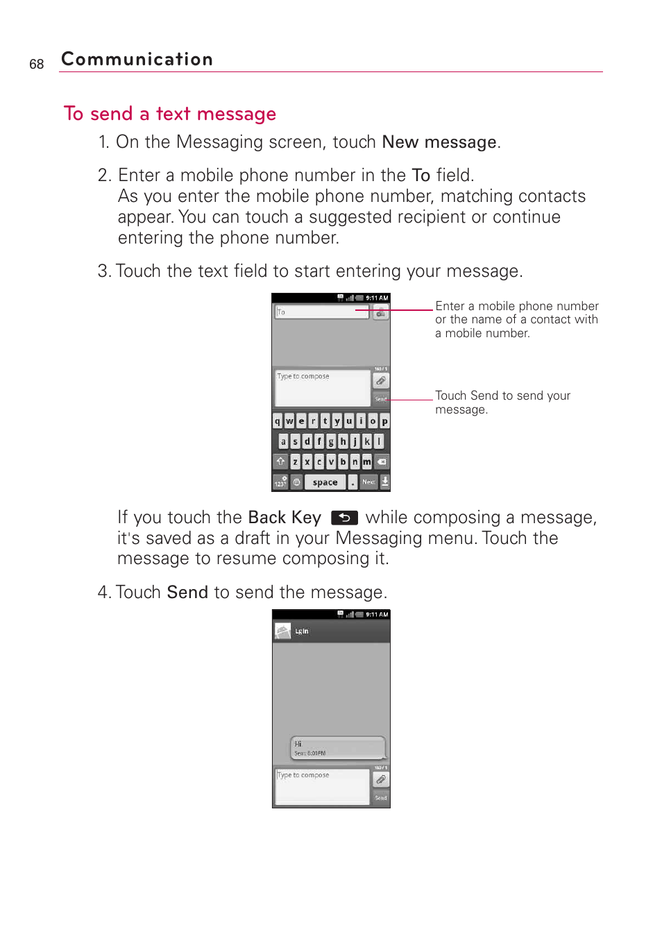 Communication | LG AS855 User Manual | Page 70 / 307