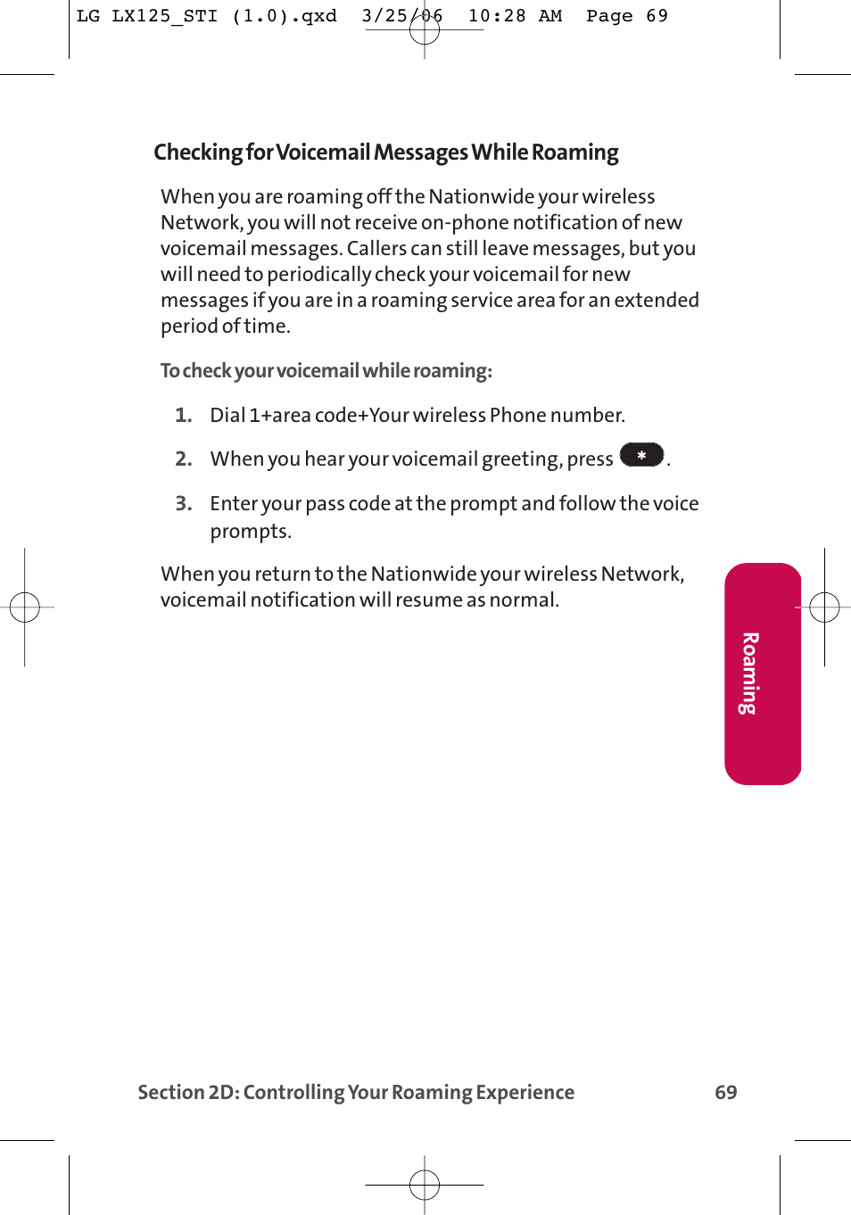 LG LX125 User Manual | Page 77 / 185