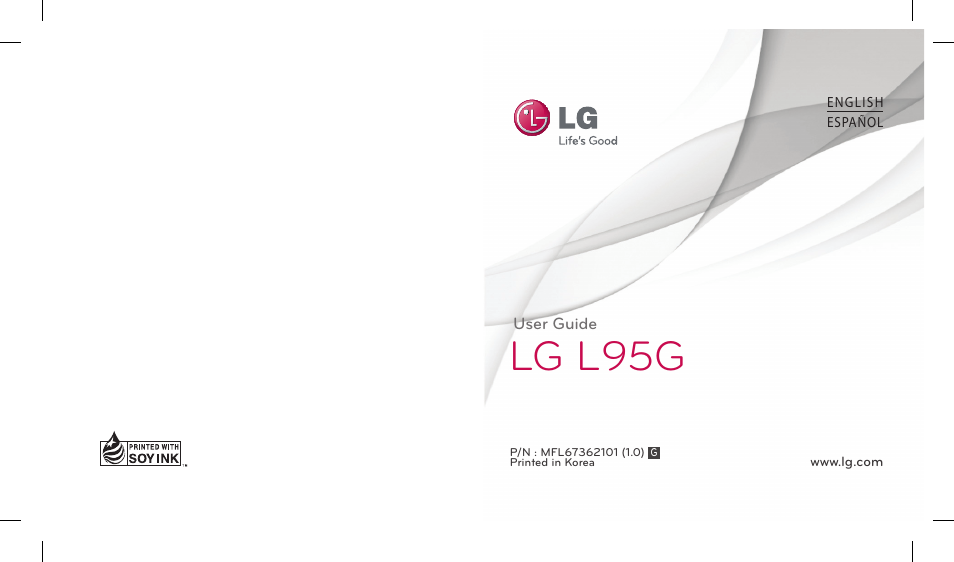 LG LGL95G User Manual | 202 pages