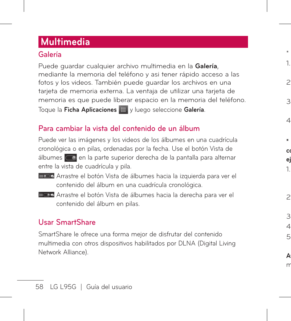 Multimedia | LG LGL95G User Manual | Page 152 / 202