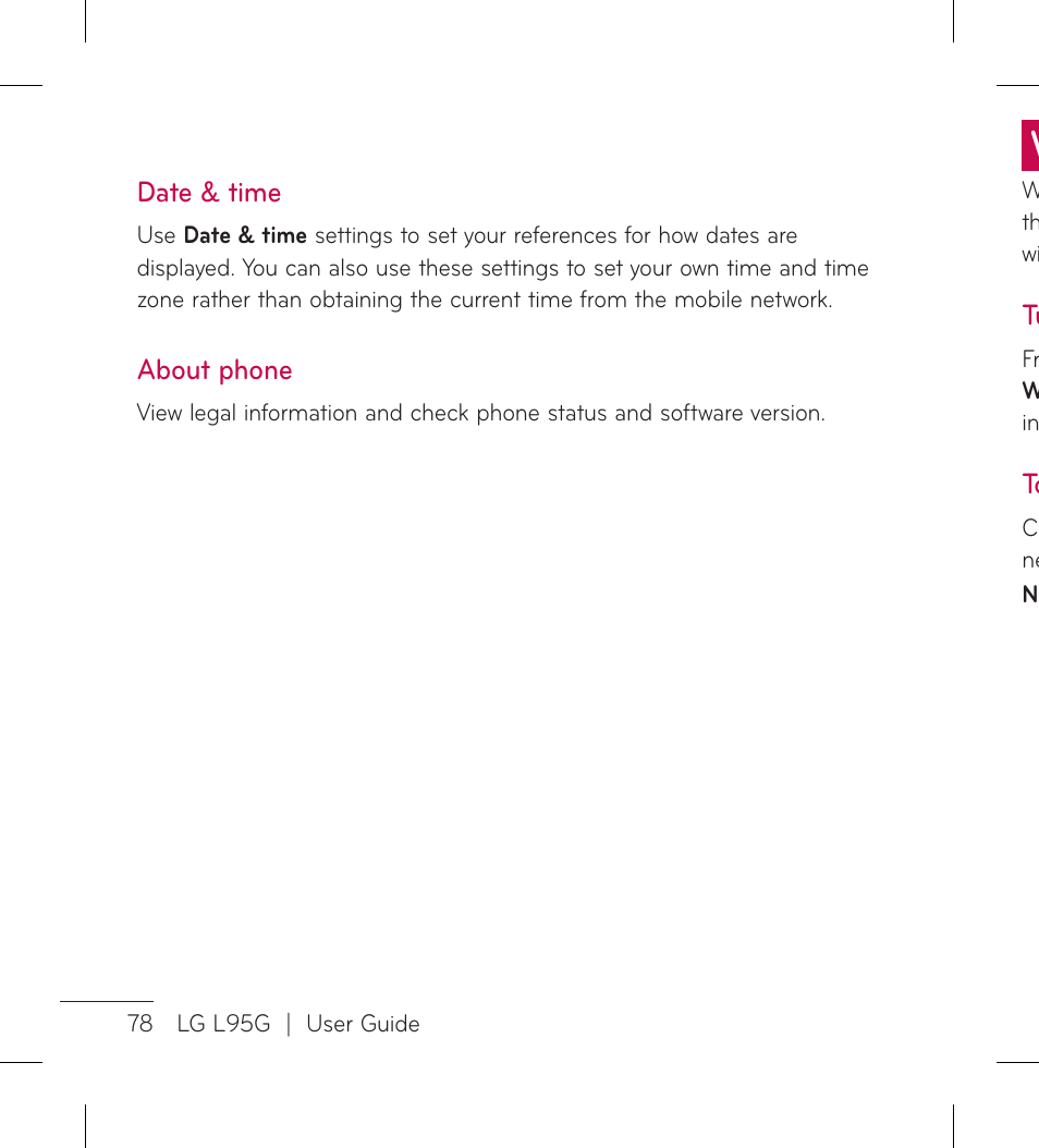 LG LGL95G User Manual | Page 80 / 202