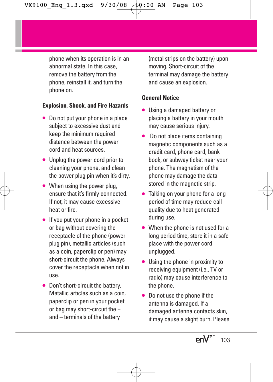 LG LGVX9100LK User Manual | Page 103 / 130