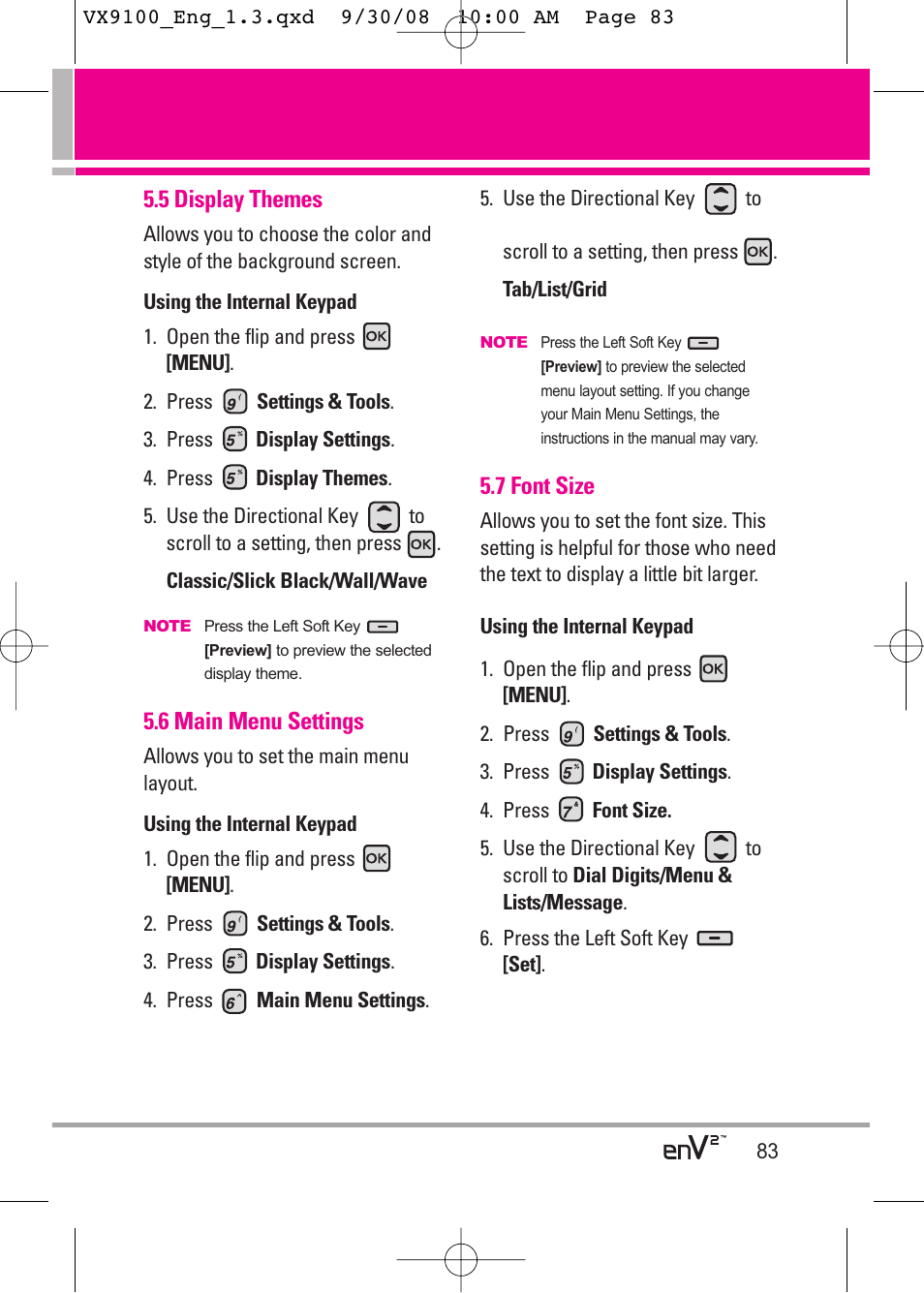 LG LGVX9100LK User Manual | Page 83 / 130