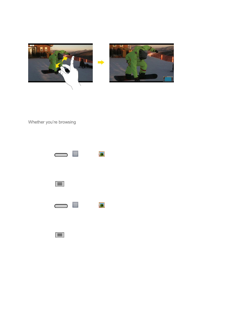 Work with pictures | LG LGLS740 User Manual | Page 104 / 174