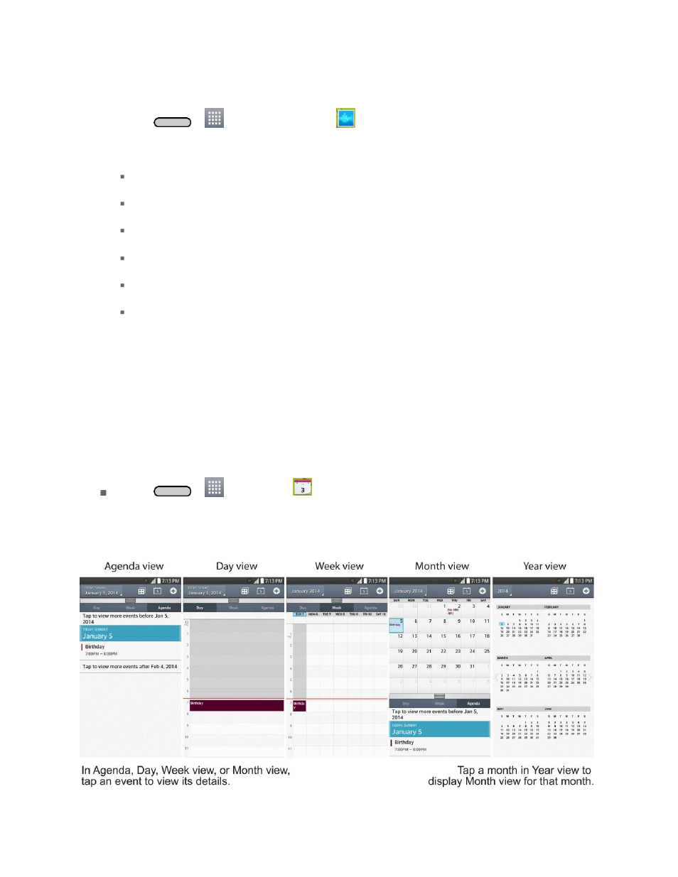 Calendar | LG LGLS740 User Manual | Page 111 / 174