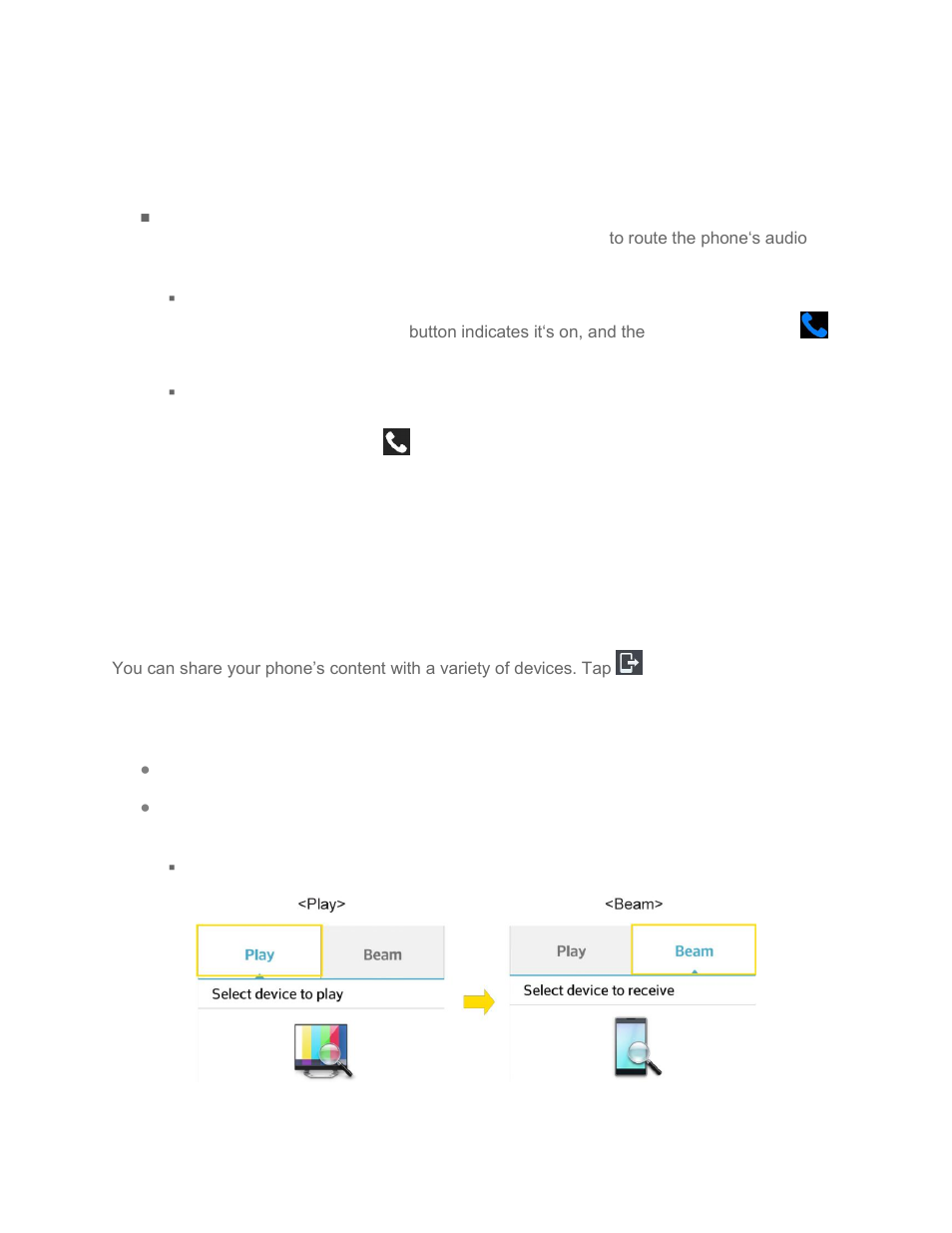 Smartshare, Enjoying content via a variety of devices | LG LGLS740 User Manual | Page 128 / 174