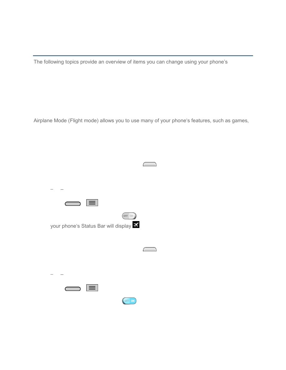 Settings, Wireless networks, Airplane mode | LG LGLS740 User Manual | Page 138 / 174