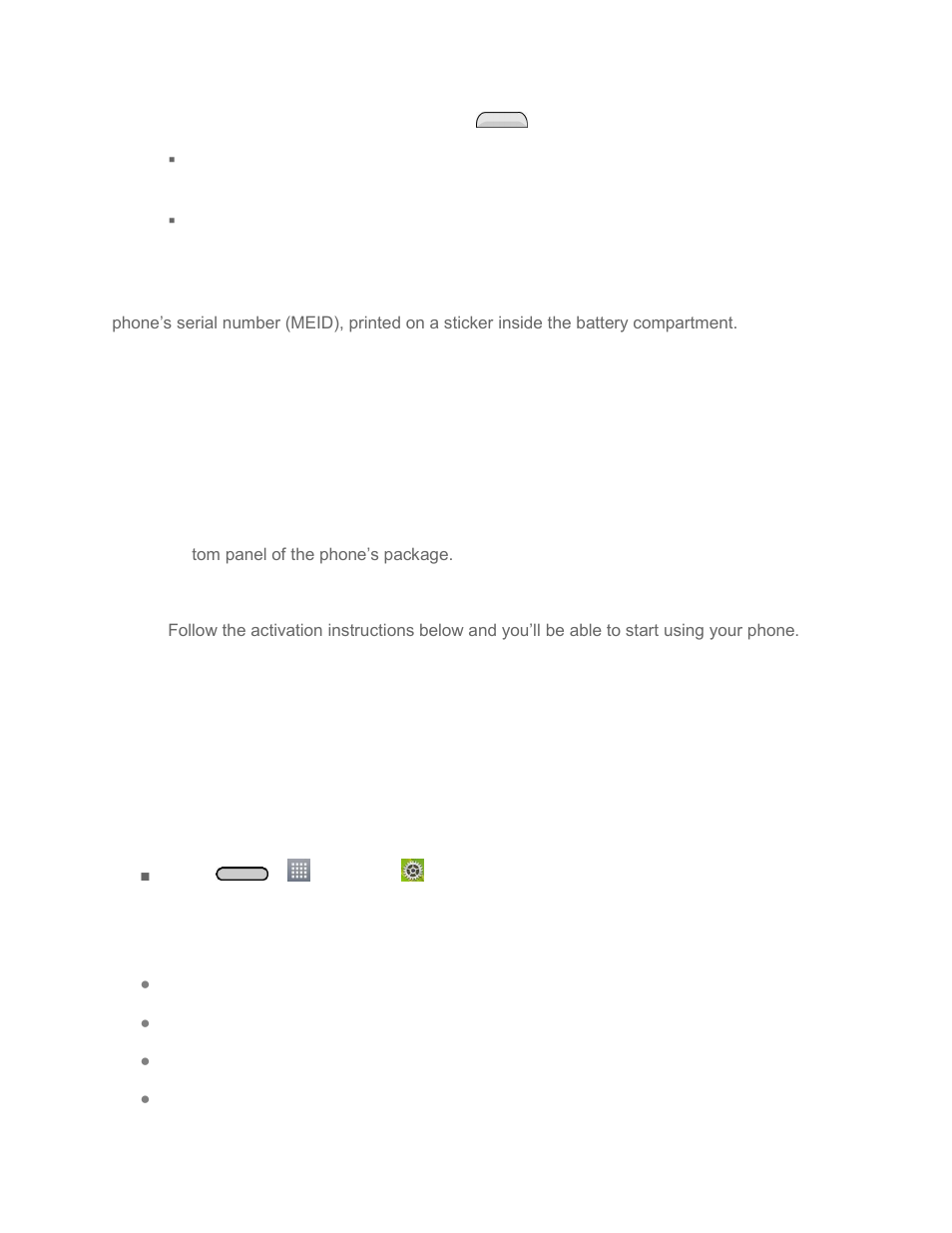 Activation and service, Create your account and pick your plan, Activate your phone | Manage your account | LG LGLS740 User Manual | Page 14 / 174