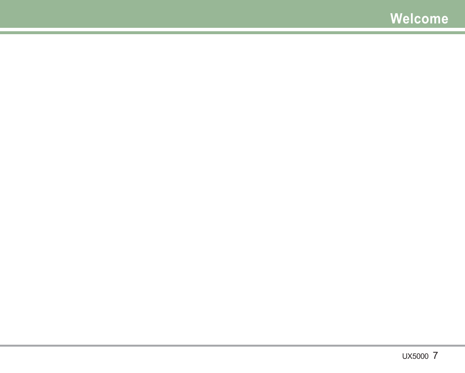 Welcome, Check accessories, Important information | LG LGUX5000 User Manual | Page 8 / 187