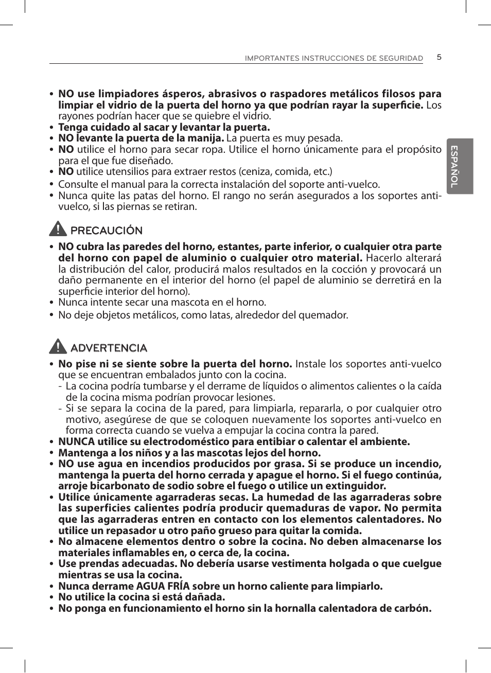 LG LRE3027ST User Manual | Page 47 / 88