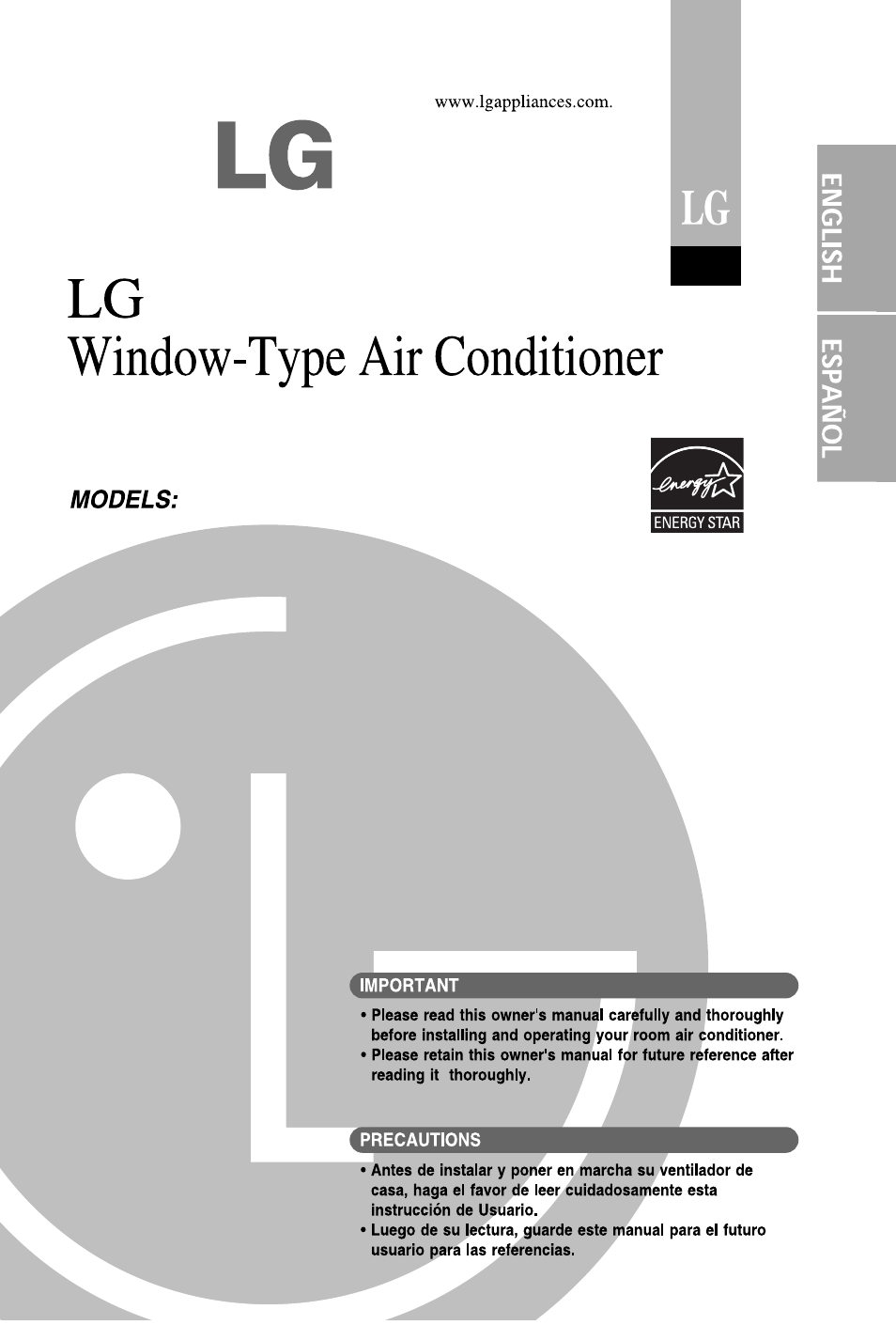 LG L1810ER User Manual | 52 pages