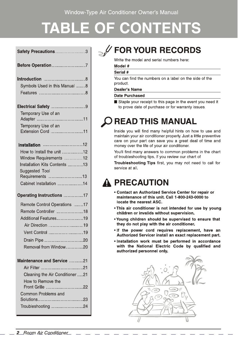 LG L1810ER User Manual | Page 2 / 52