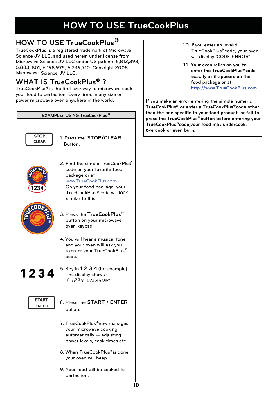 What is truecookplus, How to use truecookplus | LG LSRM2010ST User Manual | Page 10 / 27