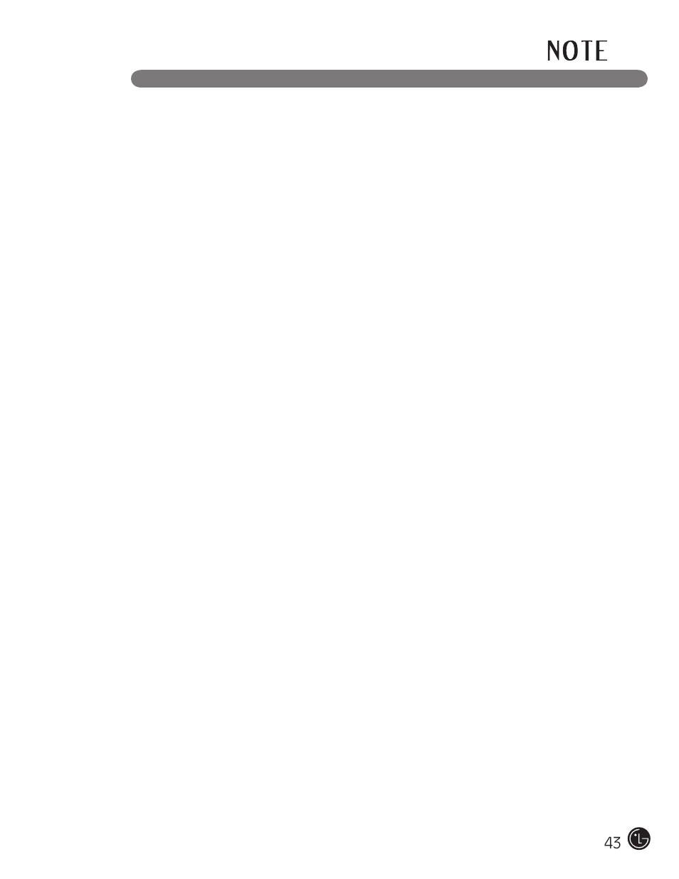 LG DLG2302W User Manual | Page 43 / 124