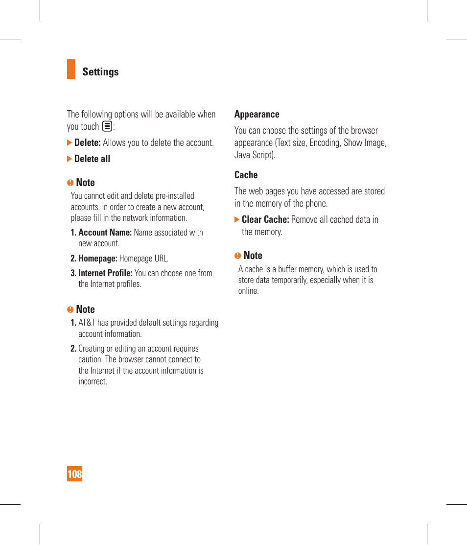 LG GR500 User Manual | Page 112 / 298