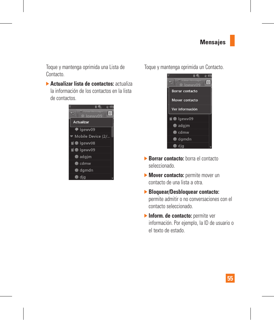 LG GR500 User Manual | Page 203 / 298