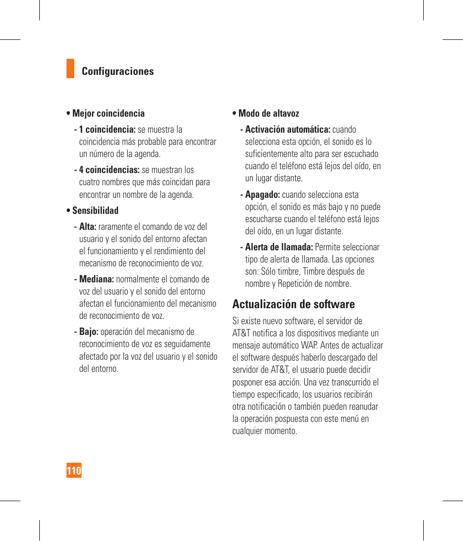 Actualización de software | LG GR500 User Manual | Page 258 / 298