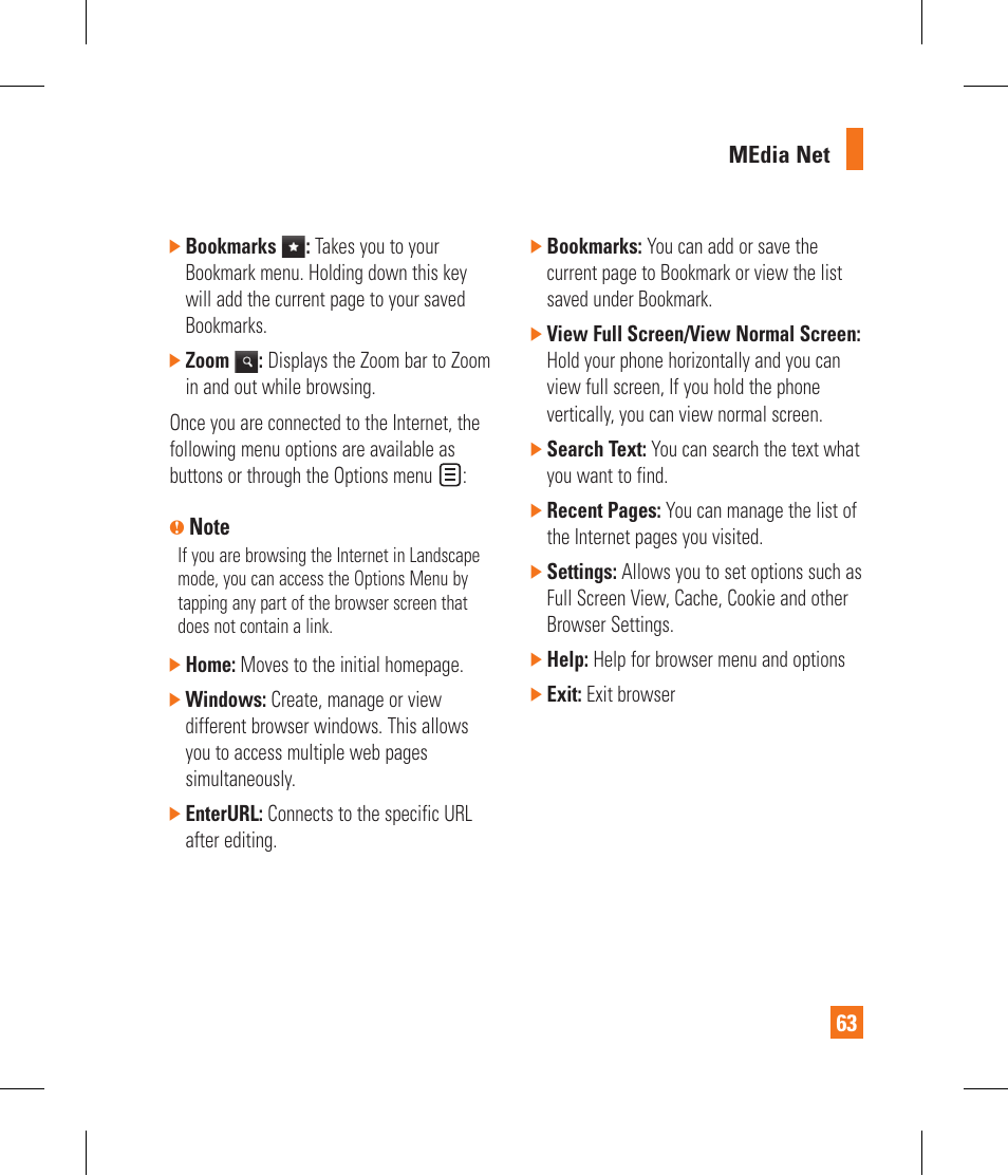 LG GR500 User Manual | Page 67 / 298