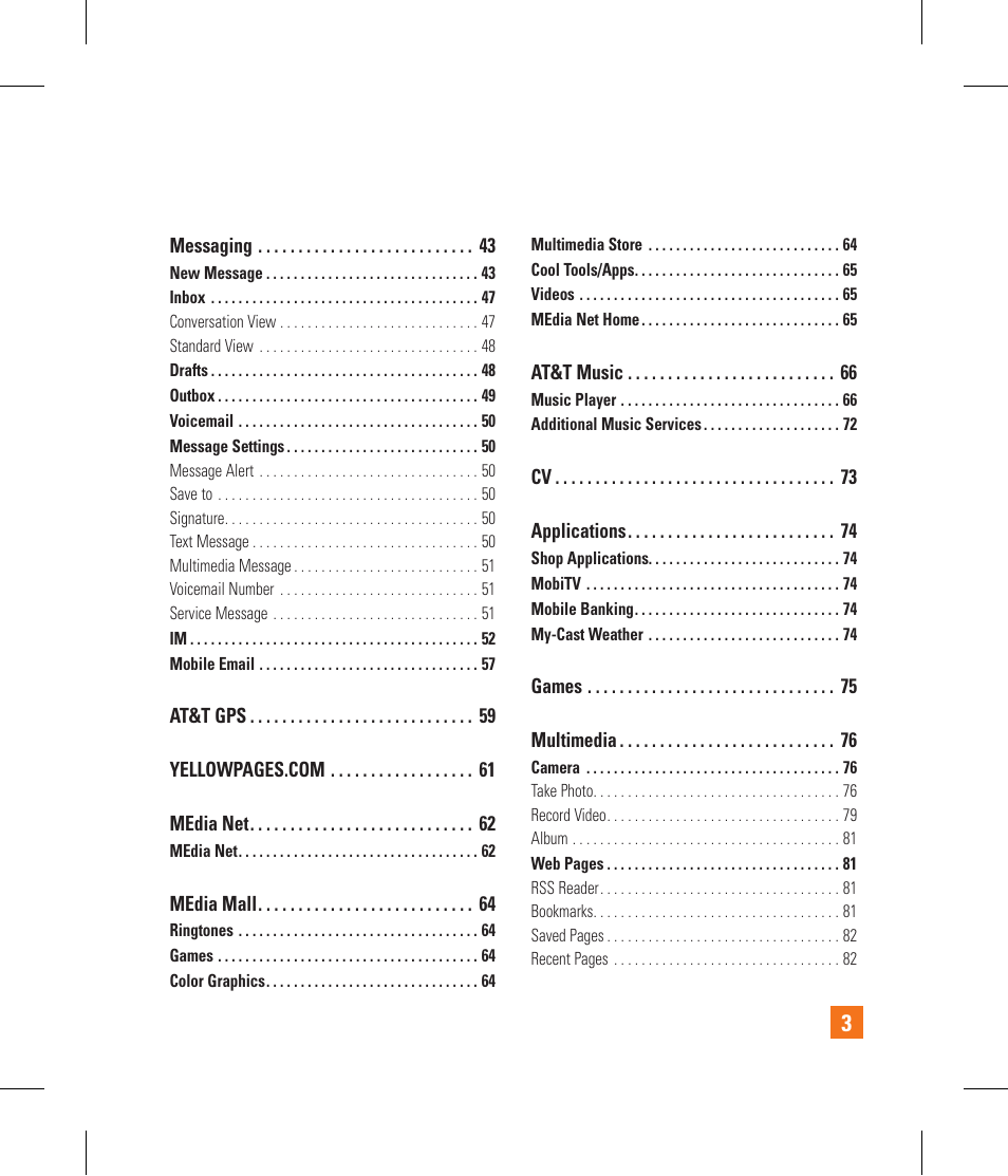 LG GR500 User Manual | Page 7 / 298