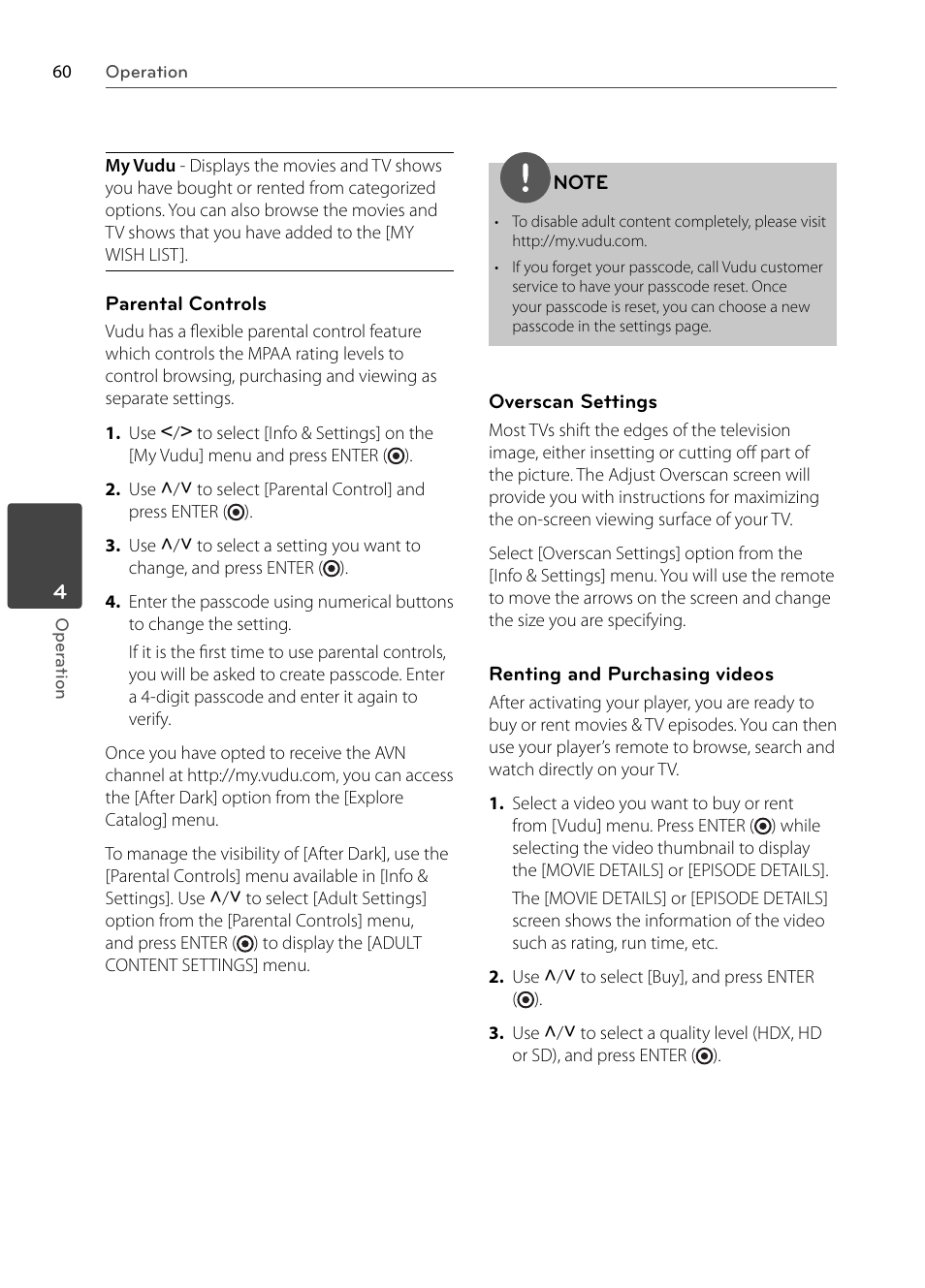 LG BX585 User Manual | Page 59 / 92