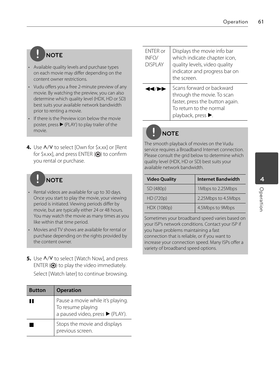 LG BX585 User Manual | Page 60 / 92