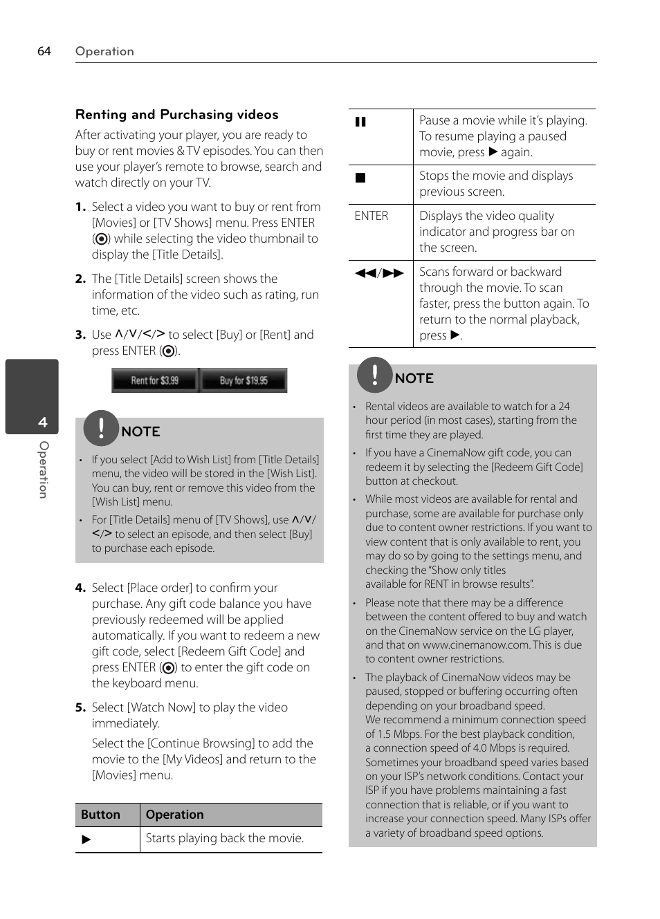 LG BX585 User Manual | Page 63 / 92