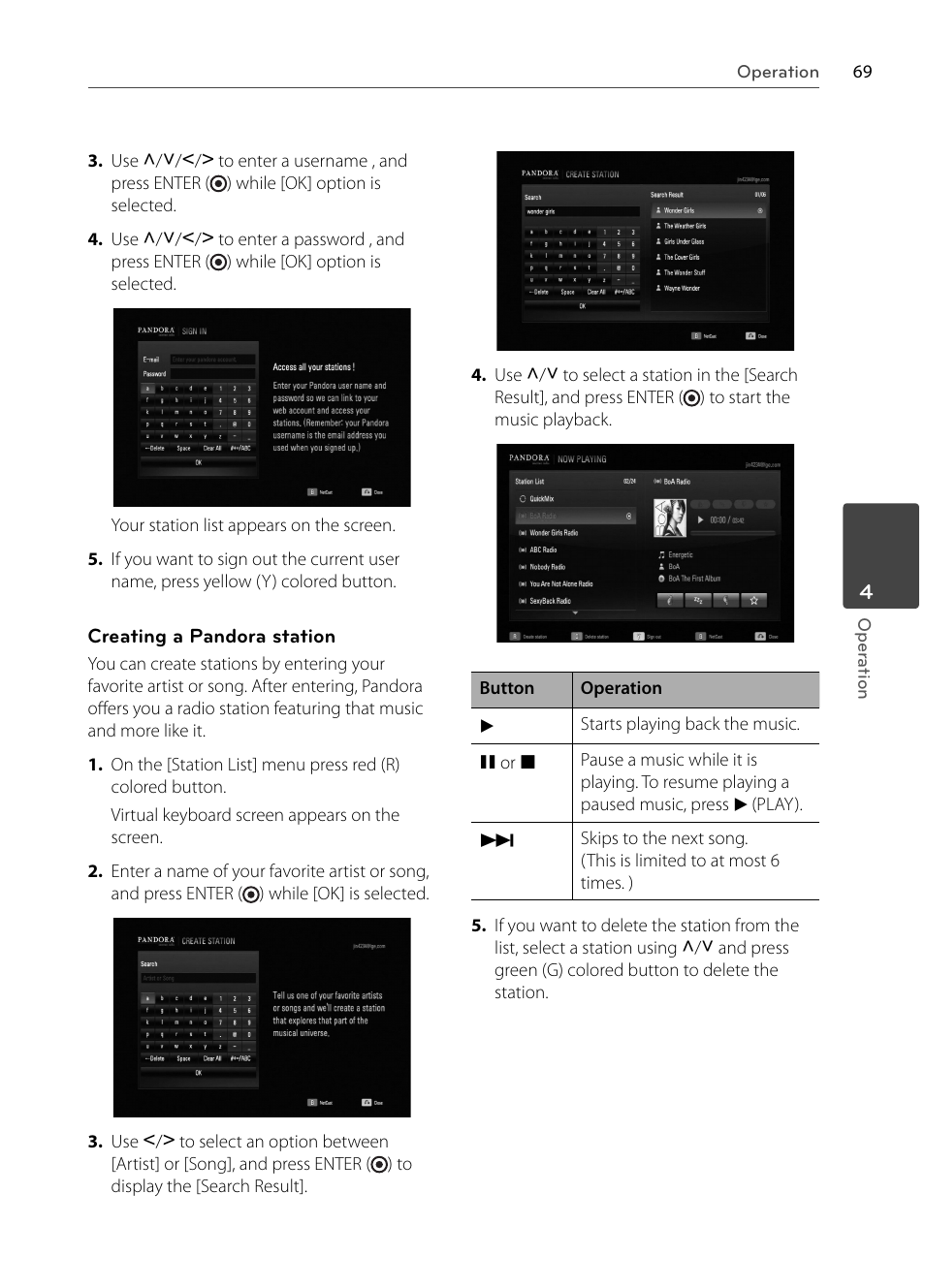 LG BX585 User Manual | Page 68 / 92