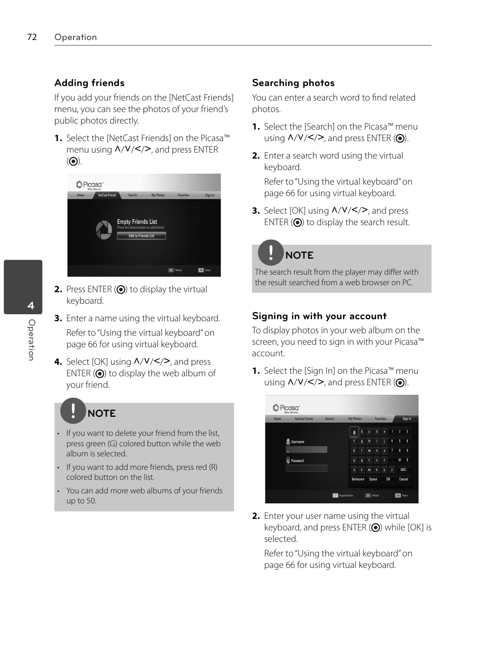 LG BX585 User Manual | Page 71 / 92