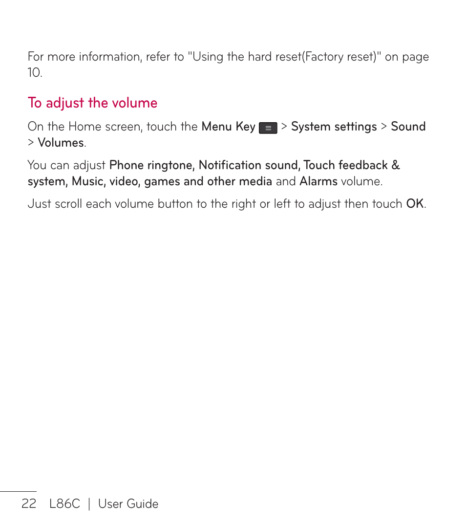 LG LGL86C User Manual | Page 23 / 89