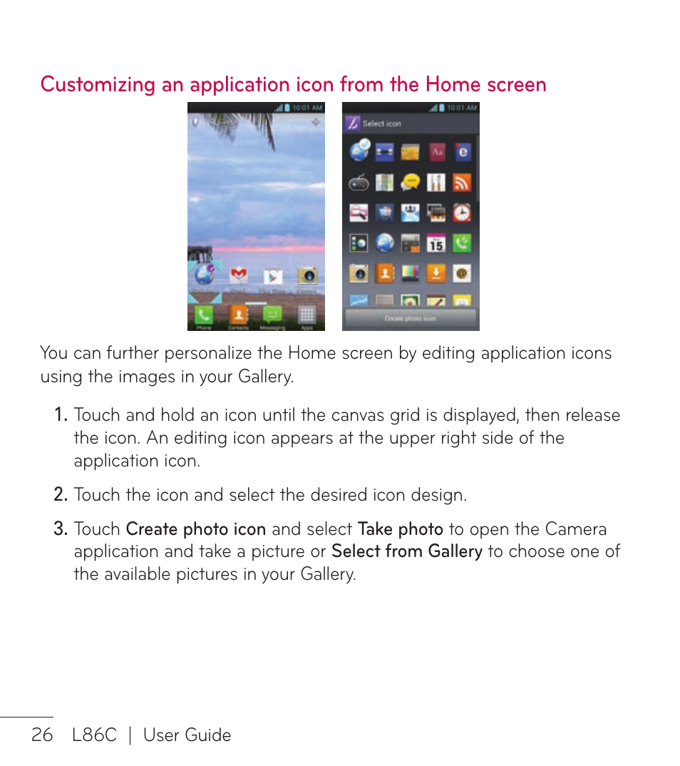 LG LGL86C User Manual | Page 27 / 89