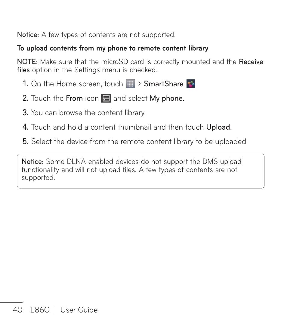 LG LGL86C User Manual | Page 41 / 89