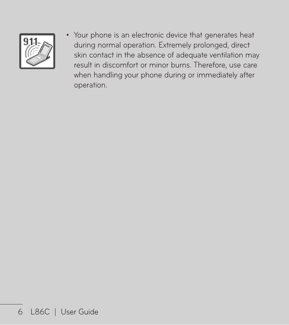 LG LGL86C User Manual | Page 7 / 89