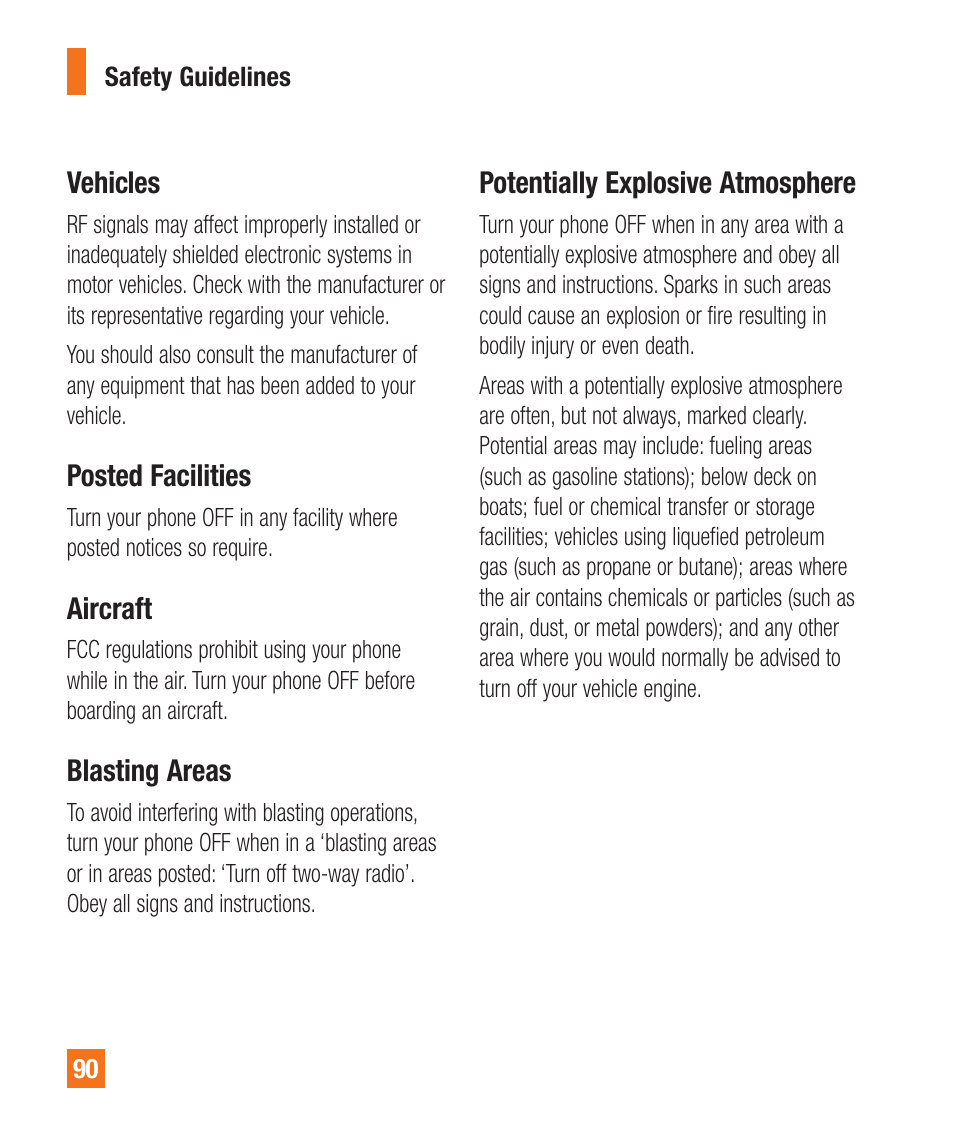 LG LGA340 User Manual | Page 90 / 113