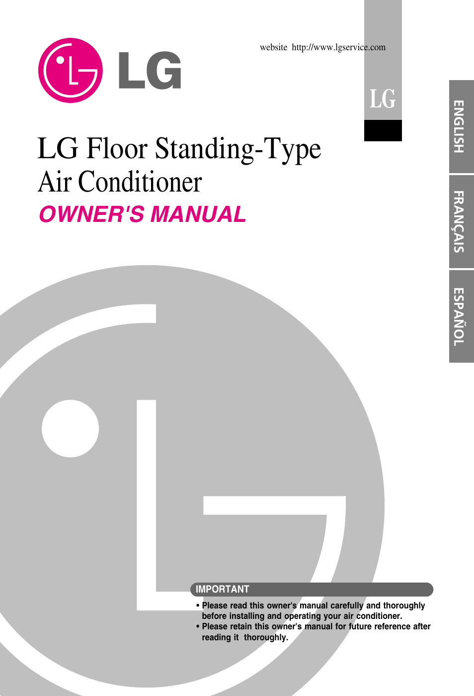 LG LFN480CE User Manual | 28 pages