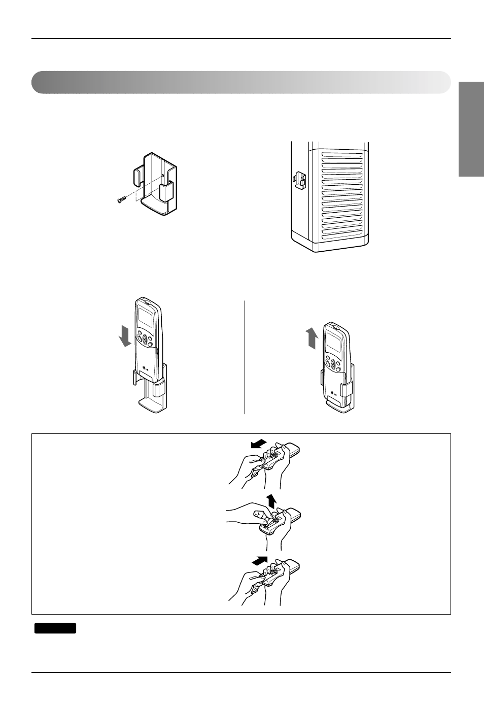 English, Remote control preparation | LG LFN480CE User Manual | Page 13 / 28