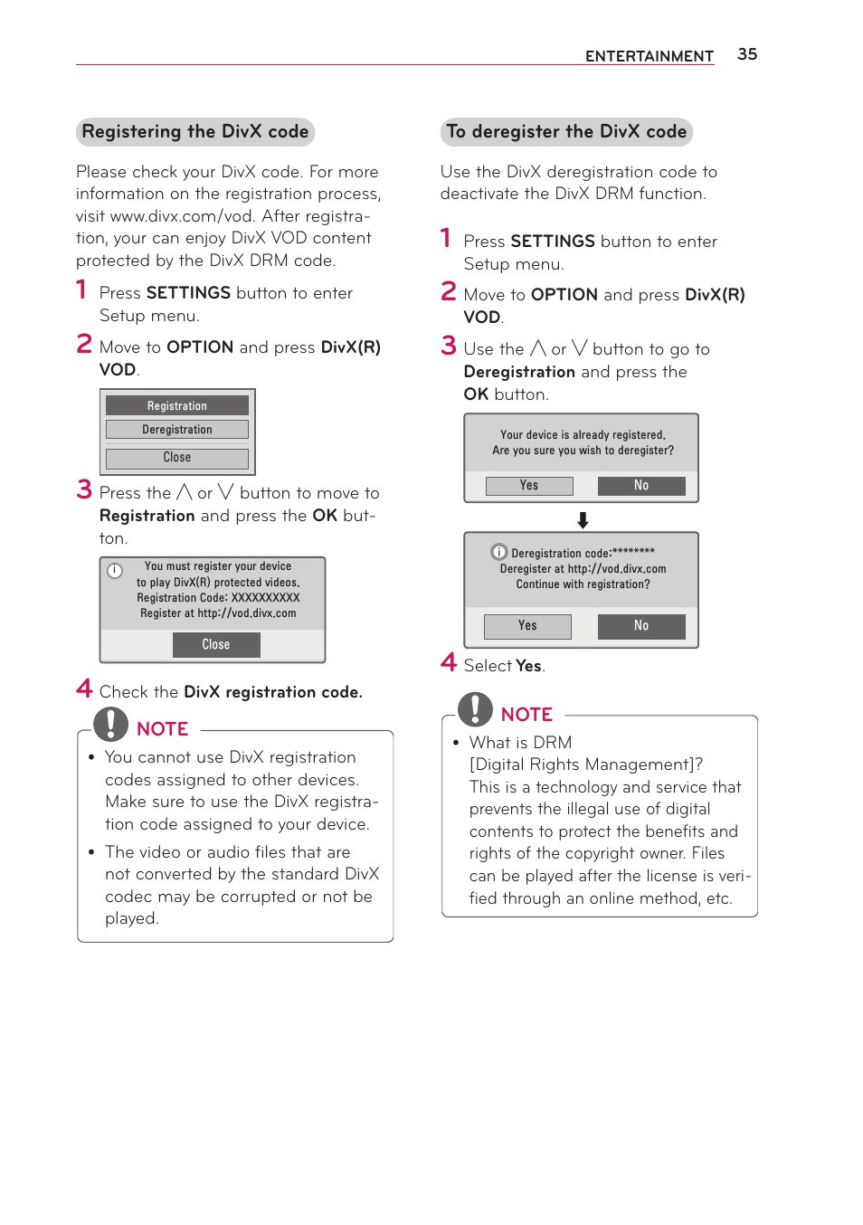 LG PB61U User Manual | Page 35 / 67